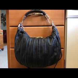 Michael Kors COLLECTION Skorpios Pleated Hobo